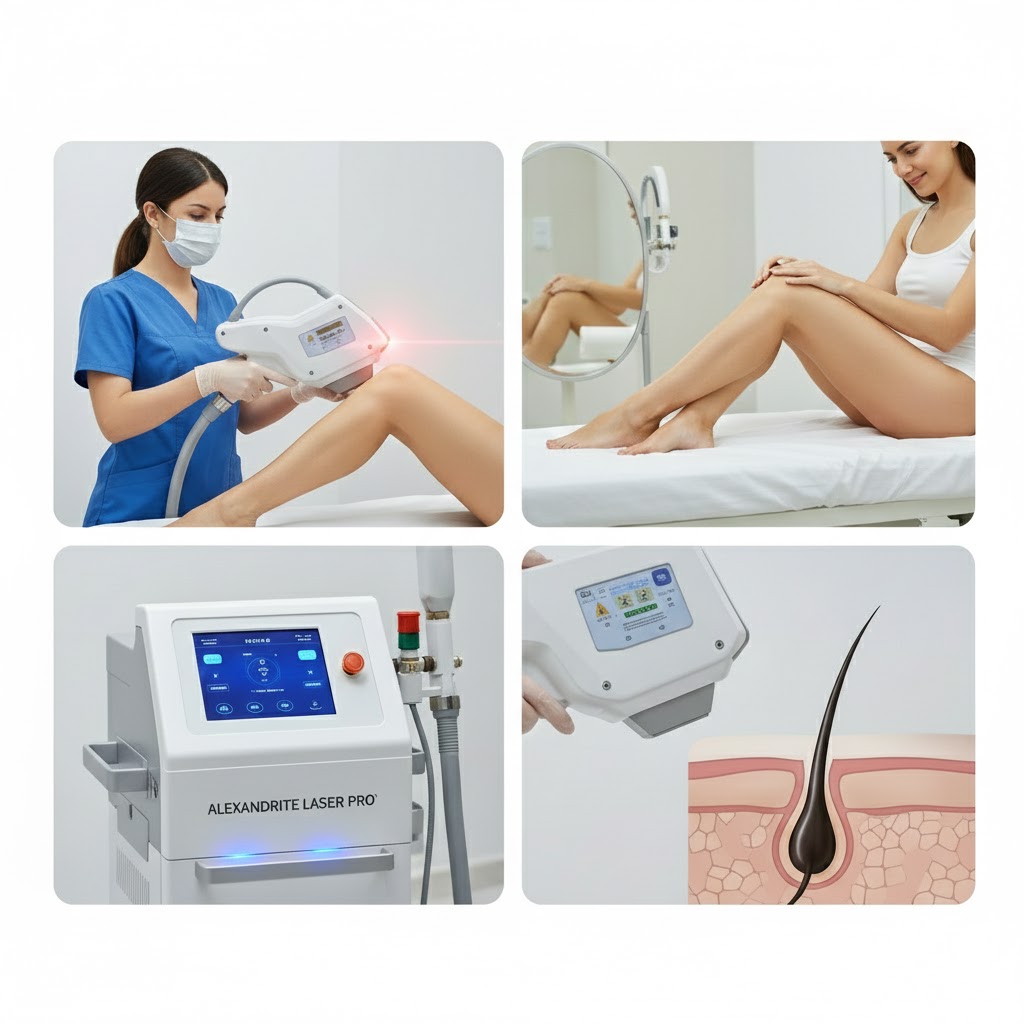 Alexandrite Lazer Epilasyon ile Pürüzsüz Cildin Keyfini Çıkarın!